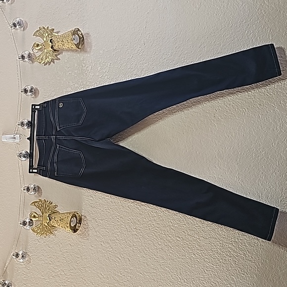 Excellent - Michael Michael Kors Dark Blue Jeans with MK Logo size 4 - Picture 5 of 7